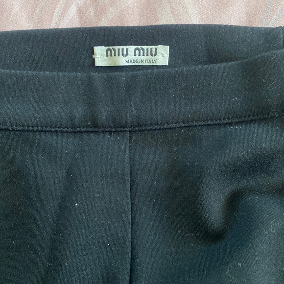 Miu miu leggings. New Miu Miu leggings in black. ( no tag) size M. These are new - Picture 1 of 3